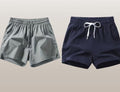 Men's Casual & Stylish Sports Shorts (Combo of NavyBlue & Grey)