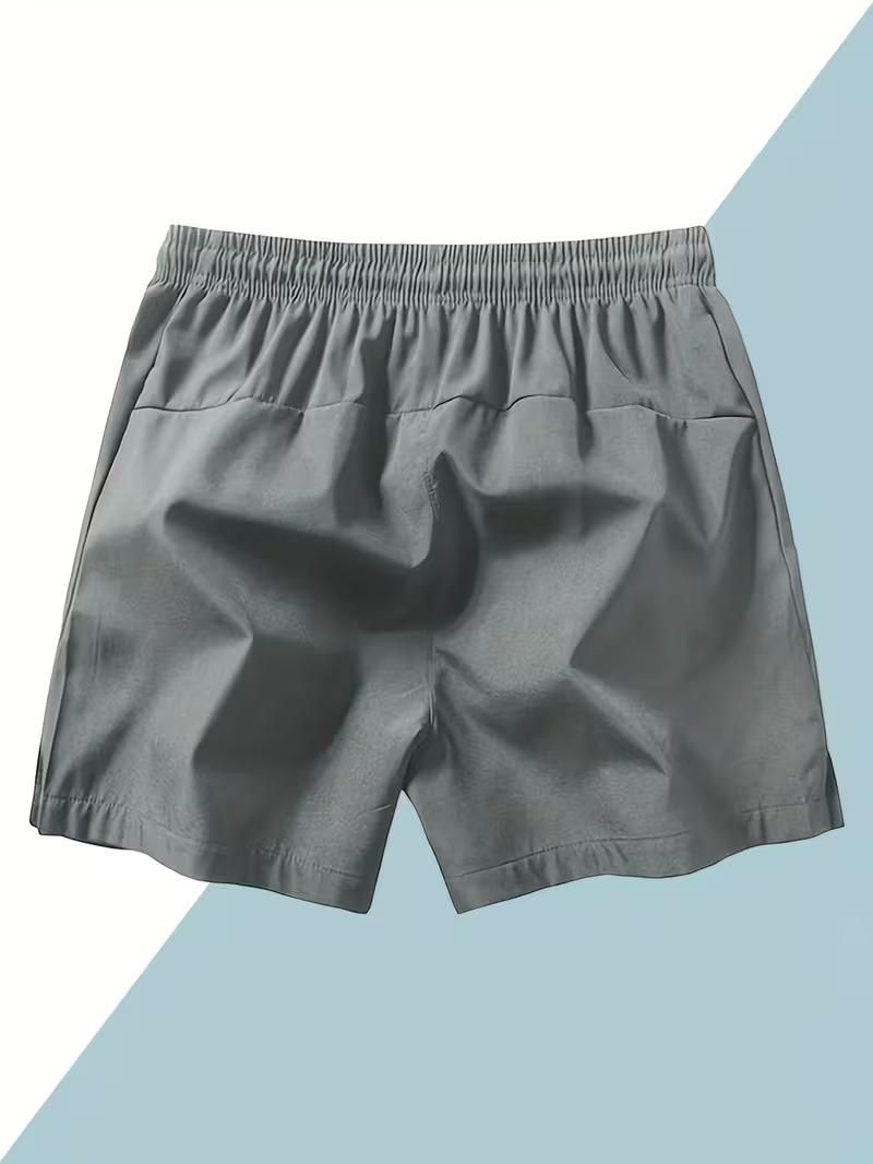 Men's Casual & Stylish Sports Shorts (Combo of NavyBlue & Grey)