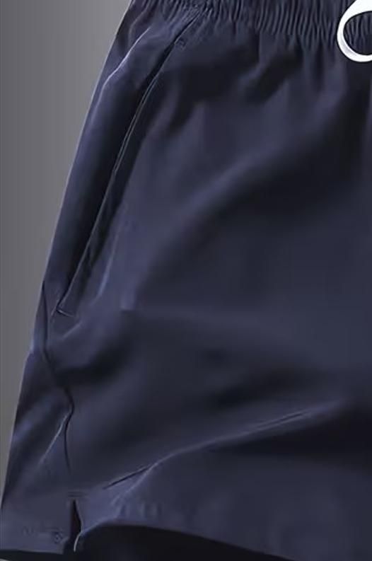 Men's Casual & Stylish Sports Shorts (Combo of NavyBlue & Grey)