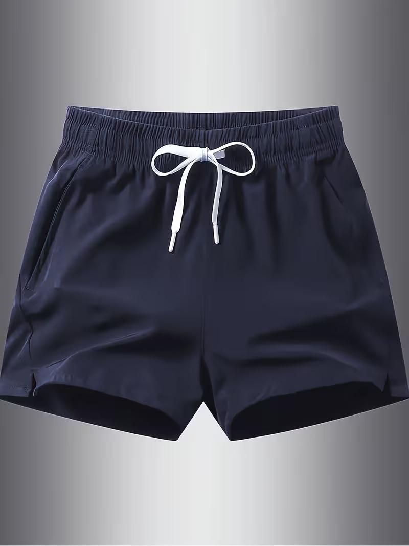 Men's Casual & Stylish Sports Shorts (Combo of NavyBlue & Grey)